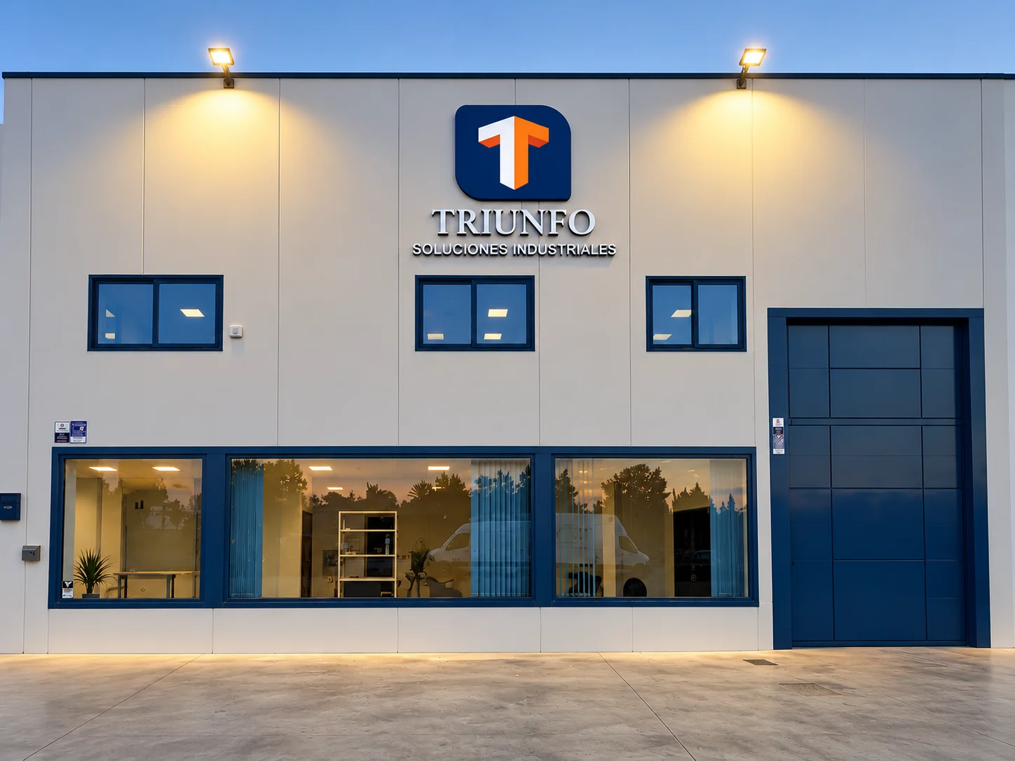 Fachada de Triunfo Soluciones Industriales en Ceutí, Murcia